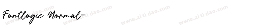 Fontlogic Normal字体转换